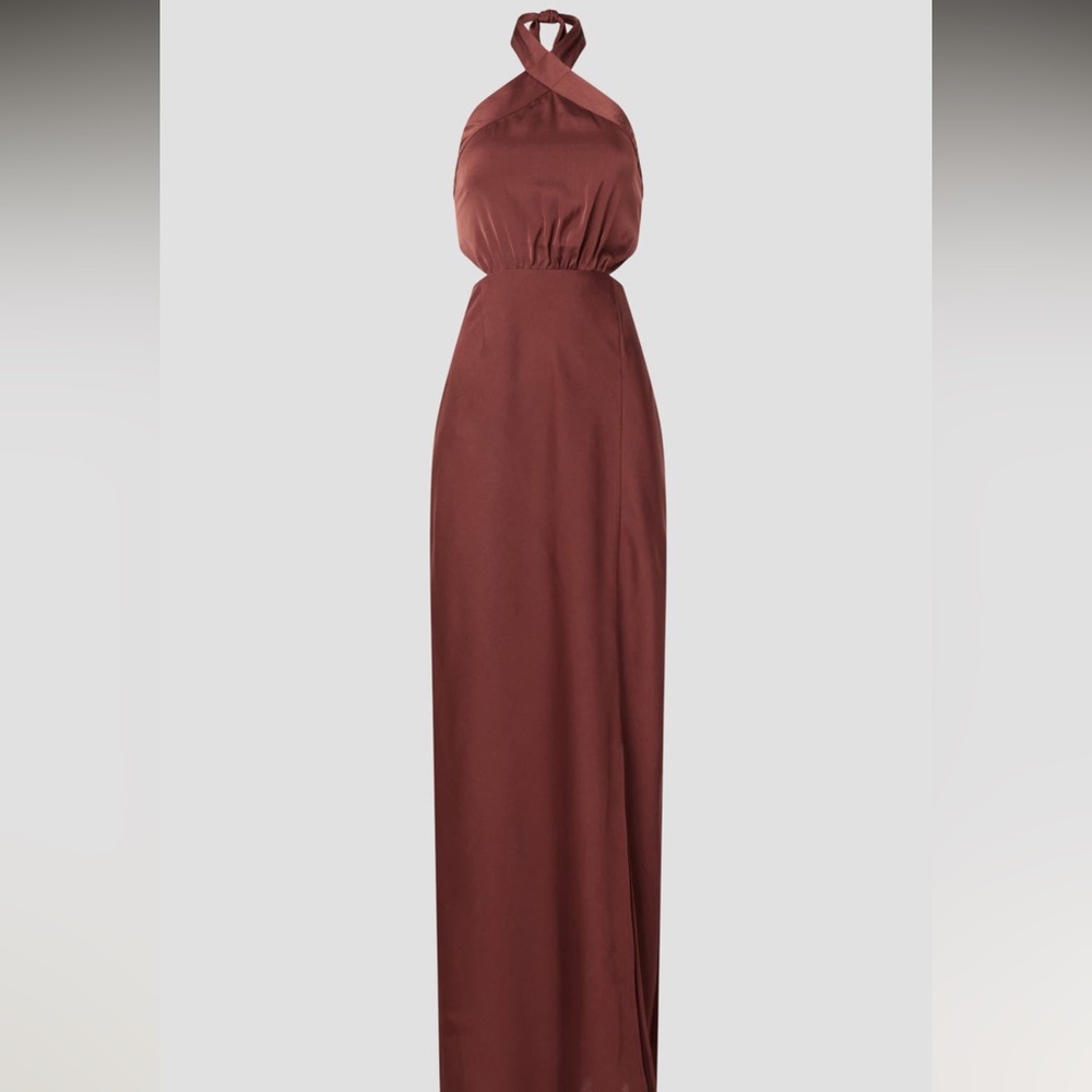 MINKPINK Burnt Orange Maxi Dress